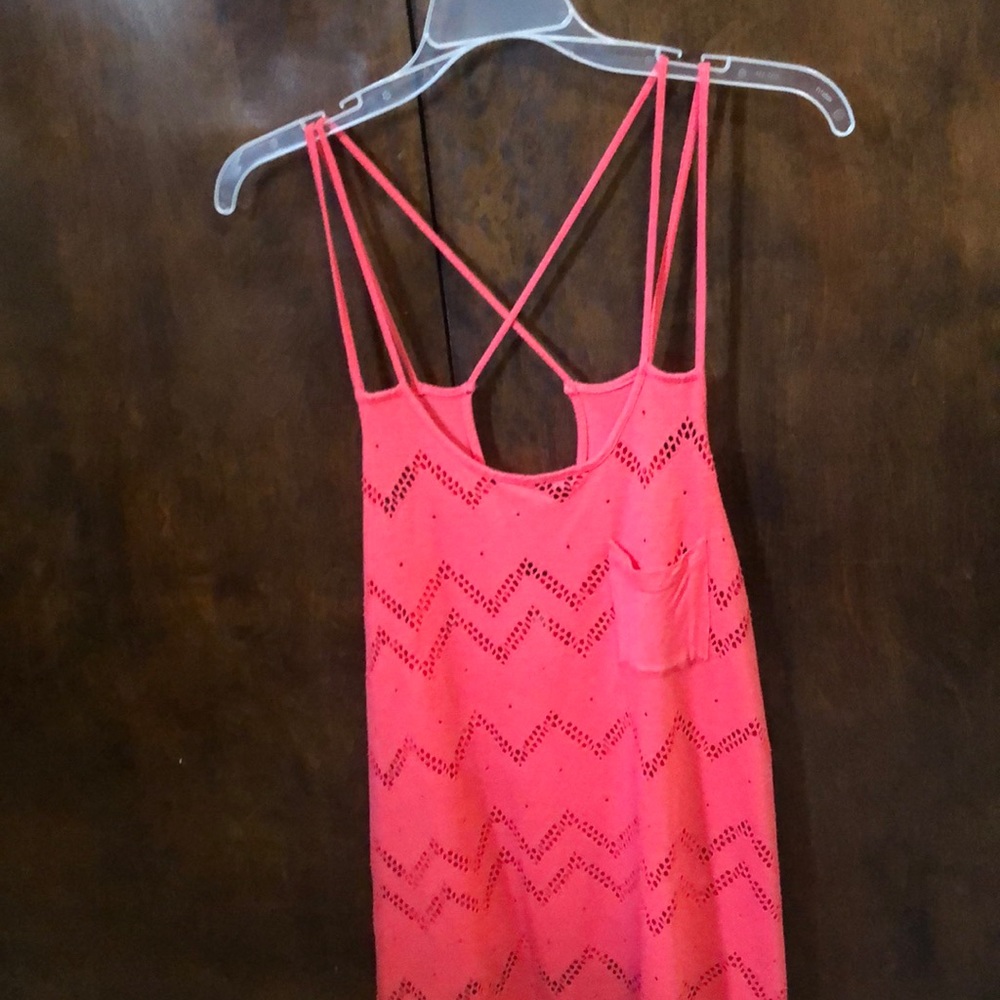Hot pink tank top